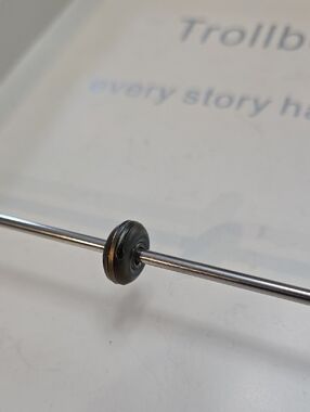 Trollbeads Brownish Black Round Bead